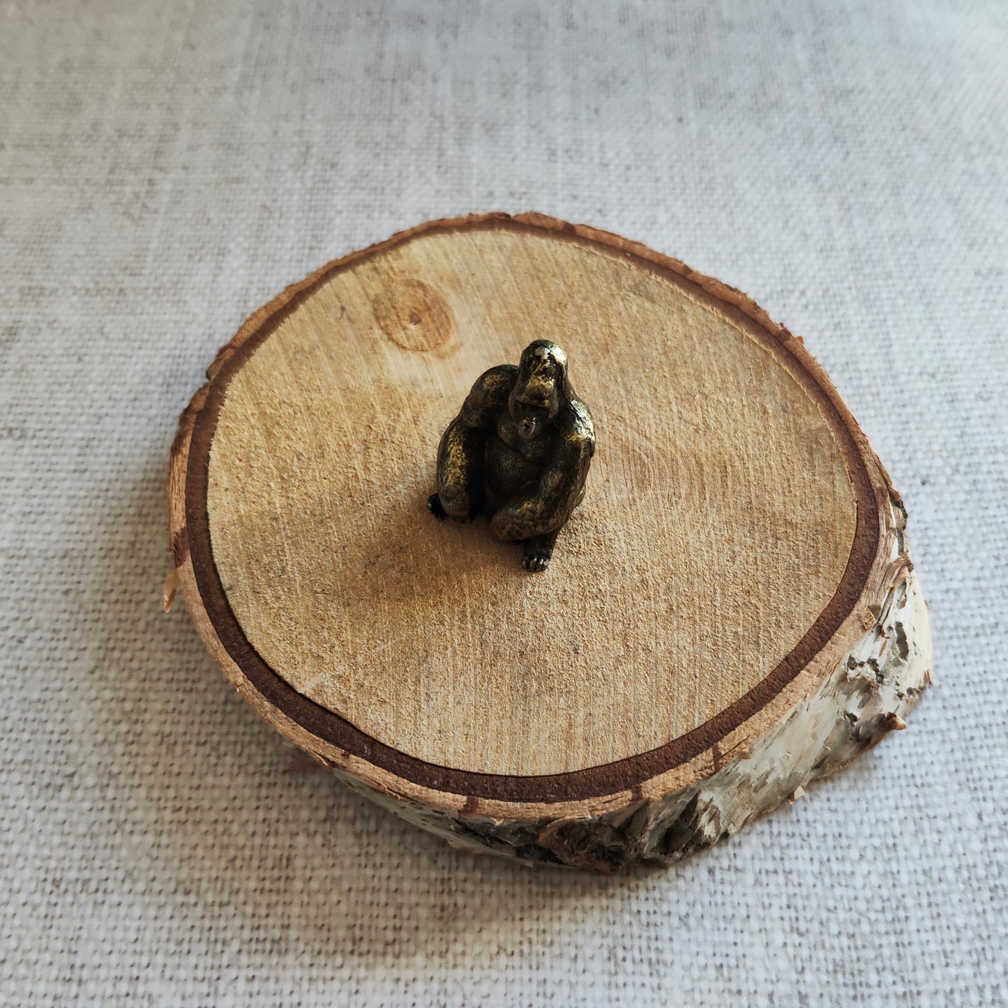Figurine Animal Gorille laiton Miniature
