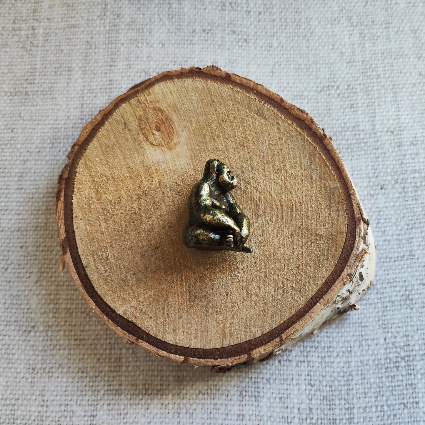Figurine Animal Gorille laiton Miniature