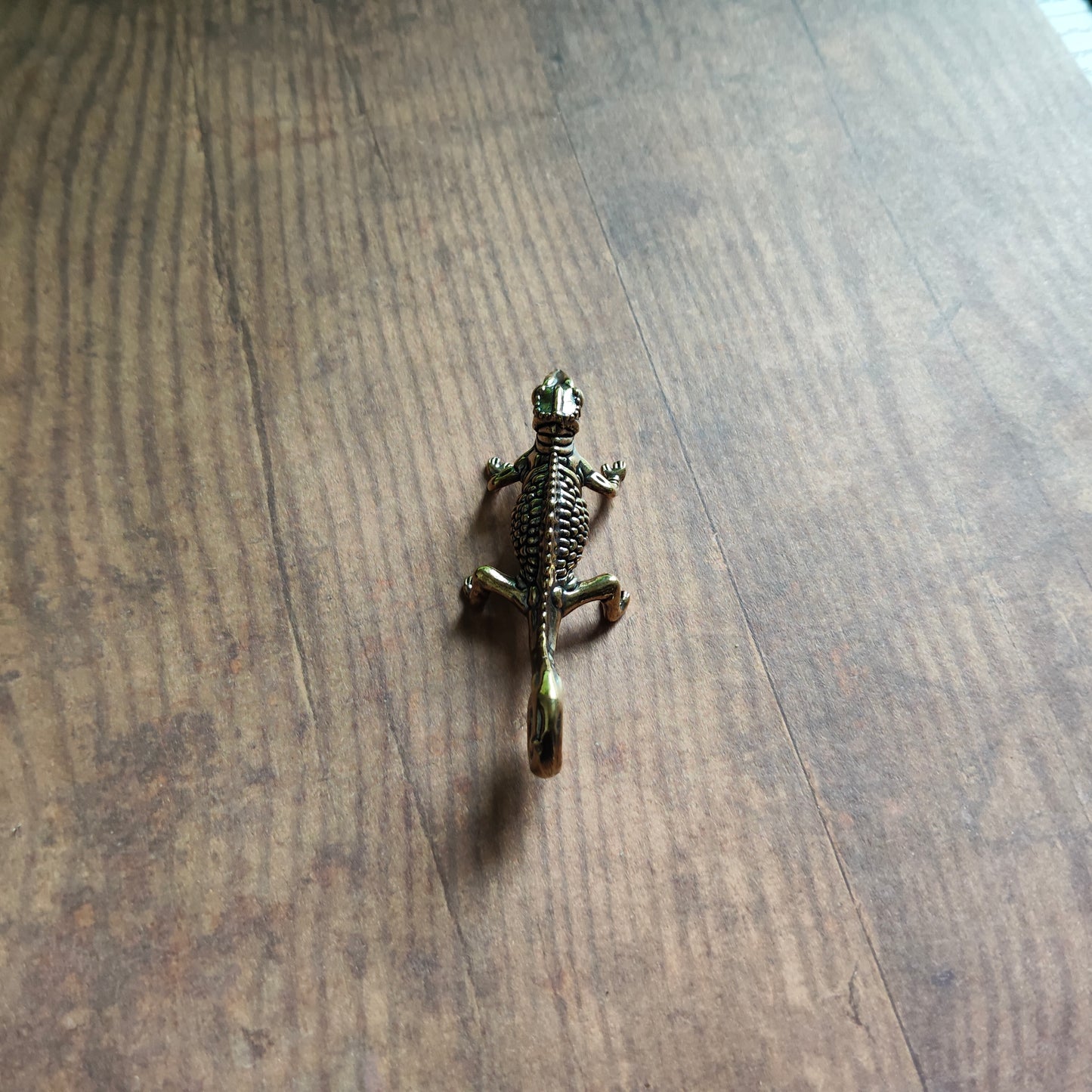 Figurine Iguane Reptile Animal Laiton miniature