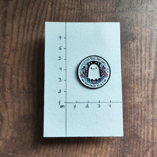 Pin's Rond Petit Fantôme