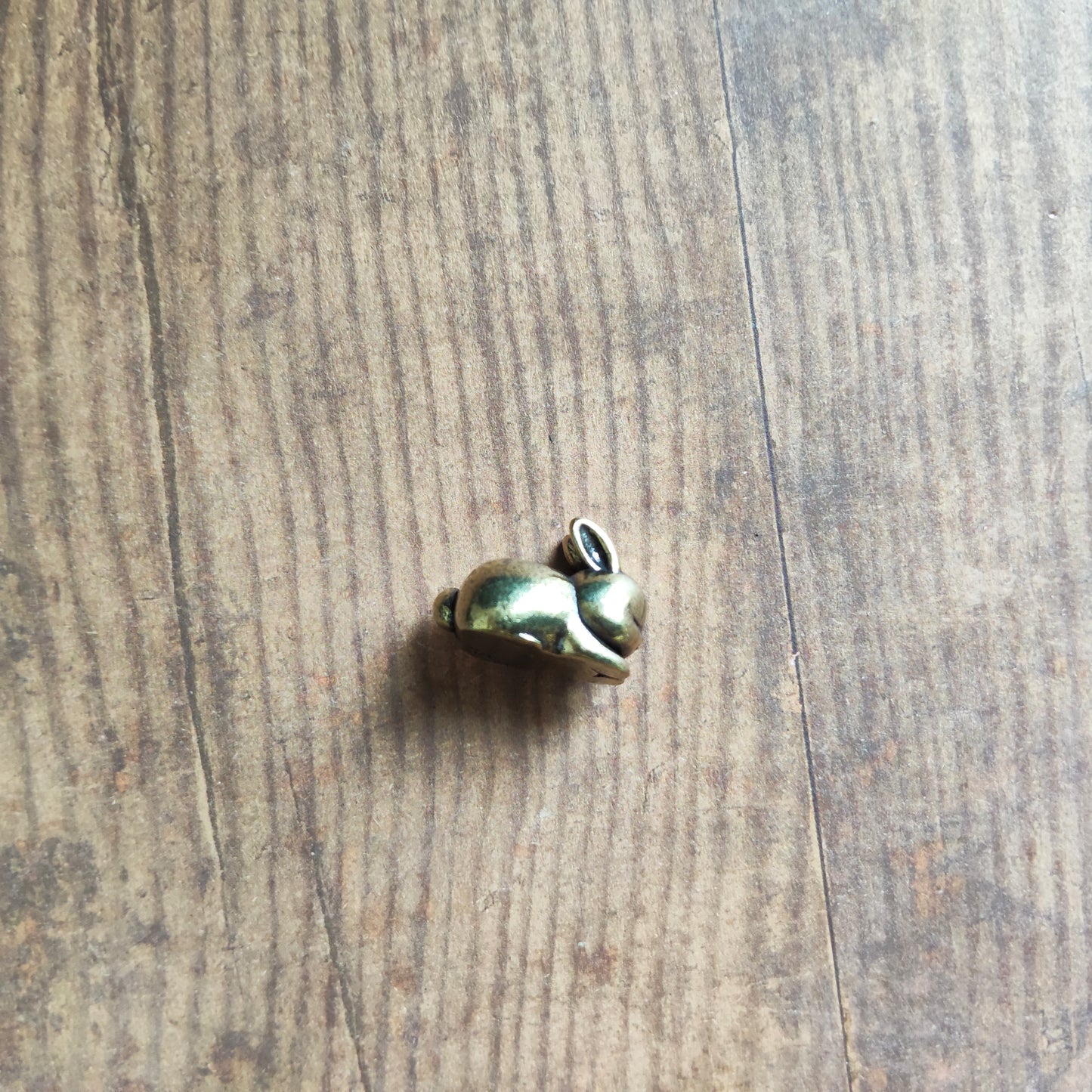 Figurine Lapin et fleurs Animal Laiton Nature