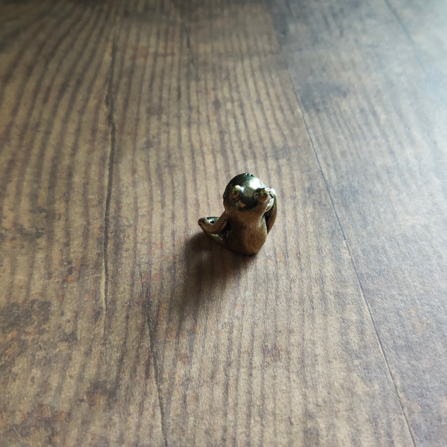 Figurine Grenouille assise animal laiton