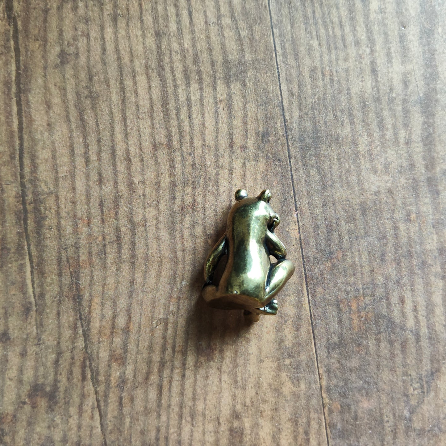 Figurine Grenouille assise animal laiton