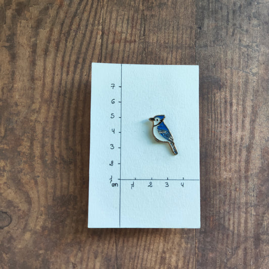 Pin's oiseau bleu animal