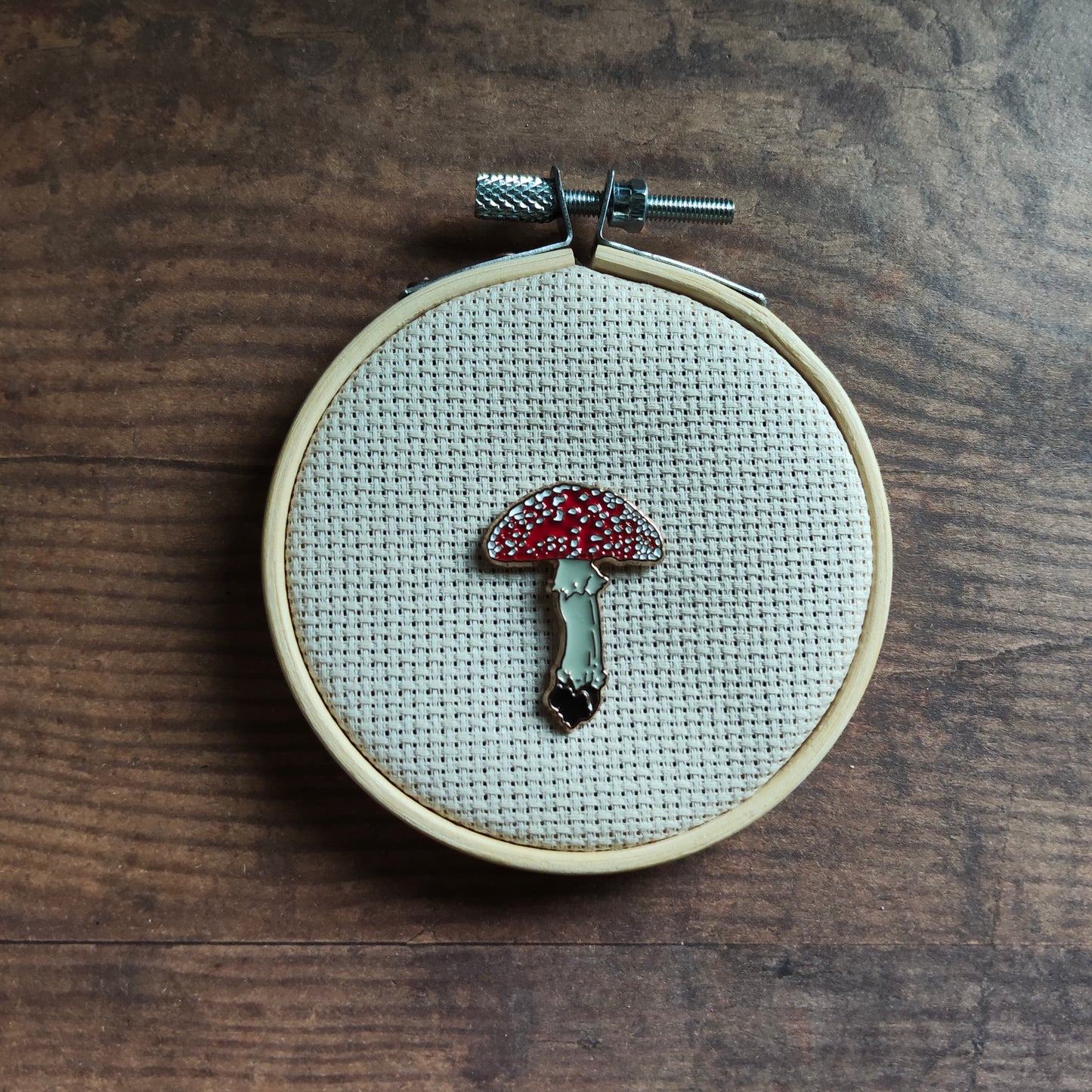 Pin's Champignon Amanite Rouge blanc