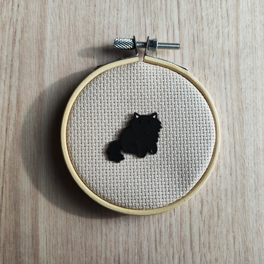 Pin's chat noir mignon animal