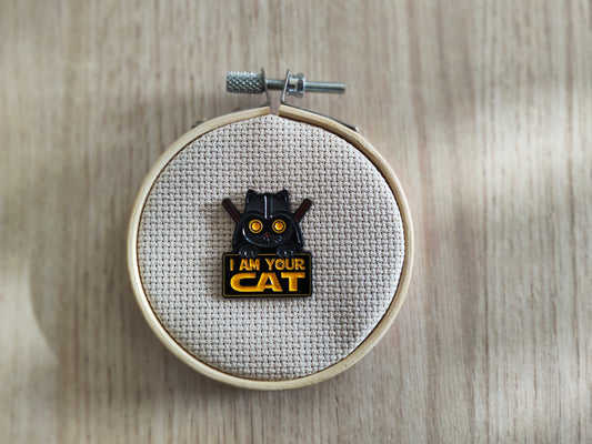 Pin's chat noir Star wars I Am Your Cat